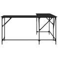 thumbnail image 2 of vidaXL Desk Black 149x149x75 cm Engineered Wood, 2 of 5