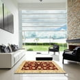 thumbnail image 7 of Ahgly Company Machine Washable Indoor Rectangle Abstract Chrome Gold Yellow Area Rugs, 8' x 10', 7 of 7