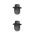 thumbnail image 3 of Sombrero de pescador Eigraketly poliéster ajustable plegable a prueba de viento Gris oscuro 2Conjunto, 3 of 6