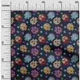 thumbnail image 2 of oneOone Cotton Poplin Blue Fabric Skull Dress Material Fabric Print Fabric By The Yard 56 Inch Wide, 2 of 5
