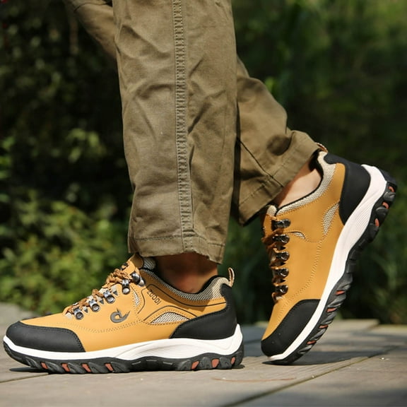 Aayomet Fashion Sneakers And Shoes Support Arch On Good Outdoors Comfy NonSlip Light Put Breathable Work Easy Shoes Men To Men's,Yellow 11