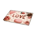 thumbnail image 7 of AYktou Valentine's Day Welcome Door Mats, 23.6×15.8 Inch Non-Slip Bathroom Rugs Decorations Indoor Outdoor Entrance Mats Front Door Carpet Washable Floor Rugs Wedding Anniversary Home Decor Rugs, 7 of 7
