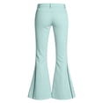 thumbnail image 6 of JIAYUE Girl's Kids Pants Casual Solid Color Corduroy High Waist Wide Leg Button Front Zipper Straight Trousers With Pockets Relaxed Fit For Children Daily Wear,5-6 Years, 6 of 6