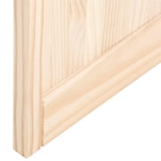American Wood Aspen Half Glass Bifold Door, 24-in. x 80-in., Unfinished Pine