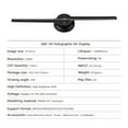 thumbnail image 6 of Miumaeov 3D Holographic Fan Hologram Fan Projector 1080P LED Light RGB Sign Bar w/Control, 6 of 9