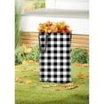 thumbnail image 2 of Black and White Buffalo Check Collapsible Yard Bag, 2 of 5
