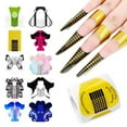 thumbnail image 5 of 50 Pcs Pochoirs à Ongles, Formes d'Ongles, 5 of 5
