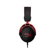 HyperX Cloud Alpha Wired Over-Ear Gaming Headset, Red