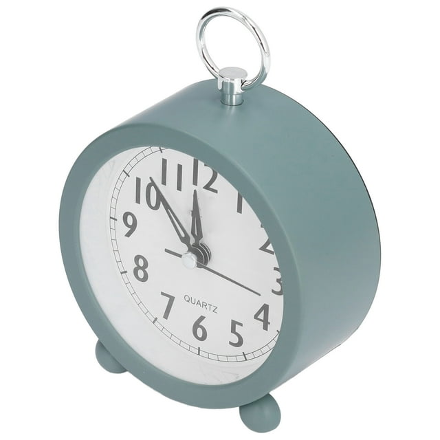 Analog Clock, Easy Identification Silent Ticking Table Clock High Accuracy Nonradiative Durable For School For Home For Office