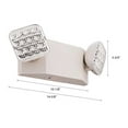 thumbnail image 3 of Lithonia Lighting EU2C M6 Contractor Select EU2C 120/277-Volt Integrated LED White Emergency Light Fixture with Battery Color/Finish Family, 3 of 3