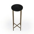 thumbnail image 4 of Nigella Black Granite Cross Legs Side Table, 4 of 7