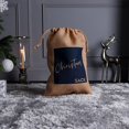 thumbnail image 2 of Saco de Navidad de Papá Noel, bolsa de golosinas de Nochebuena, medias de Feliz Navidad, Año Nuevo, familia para niños, hijo, hija, amigo, regalo, 2 of 2