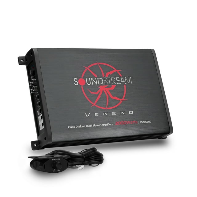 Amplificador Clase D Monoblock 2000w Max Veneno Soundstream