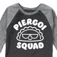 thumbnail image 3 of Instant Message - Dyngus Day - Pierogi Squad - Polish Holiday Celebration - Toddler & Youth Raglan Graphic T-Shirt, 3 of 7