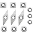 thumbnail image 1 of 12Pcs/Set Carbide Cutters Inserts for Wood Lathe Turning Tools Accessories, 1 of 9