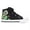Interstellar T-Rex, variant on Kids Toddler Sneakers for Girls High Top Walking Canvas Shoes with Easy Wear Strap, Blue Stars PU, Size 1