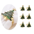 thumbnail image 1 of 6 Pieces Creative Napkin Rings - Pentagram Christmas Buttons, Unique Napkin Rings, Wedding Banquet Table Decoration Tableware Supplies, 1 of 3