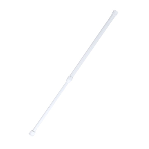 Adjustable Spring Loaded Tension Shower Curtain Rod Heavy Duty Extendable Carbon Steel Window Closet Rail Pole, 11.81-19.69 inches / 30-50 cm