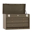 thumbnail image 2 of Kennedy Meuble de Rangement pour Outils en Acier 620B 20 Pouces 3 Tiroirs, Brun Tan Anti-Rides, 2 of 3