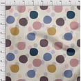 thumbnail image 4 of oneOone Cotton Poplin Cream Fabric Polka Craft Projects Decor Fabric Printed By The Yard 42 Inch Wide, 4 of 4