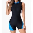 thumbnail image 6 of WXLWZYWL One Piece Swimsuit for Women Zip Up Athletic Swimwear Training Bathing Suit Sports Surf Suit Swimsuits, 6 of 6
