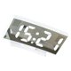 thumbnail image 5 of Reloj Despertador LED Cateissary con Memoria Superficie Curva Multifuncional Luz Blanca/Blanca 2Conjunto, 5 of 6