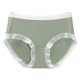 thumbnail image 1 of Gibobby Ropa Interior dama Bragas deportivas moldeadoras de talla grande, cintura alta, nuevo diseño, bragas transpirables de algodón, calzoncillos de punto para mujer, calzon(Verde， L), 1 of 4