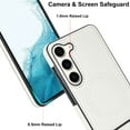 thumbnail image 6 of for Samsung Galaxy S23 Plus PU Leather Back Case, Built-in Invisible Stand [Compatible with Magsafe] Protective Slim Kickstand Anti-fall Phone Cover Compatible with Samsung Galaxy S23 Plus, White, 6 of 8