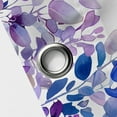 thumbnail image 5 of Fall Thanksgiving Shower Curtain, Watercolor Autumn Pumpkins Eucalyptus Leaves Shower Curtains Set with Hooks, Blue Purple Waterproof Fabric Bathroom Decor Home Accessories, 5 of 5