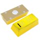 thumbnail image 2 of Seguro de PVC con forma de barra dorada Coin Bank para niños y adultos, 2 of 2