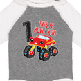 thumbnail image 4 of Inktastic Monster Truck How I Roll 1st Birthday Boys Long Sleeve Baby Bodysuit, 4 of 5
