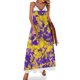 thumbnail image 1 of Vestido sin mangas de celebración de primavera con flores coloridas y poder para mujer, vestido de fiesta, 1 of 7