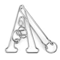 thumbnail image 4 of Challenging Metal Letter A Ring Puzzle Brain Teaser Game for Adults Kids, 4 of 6