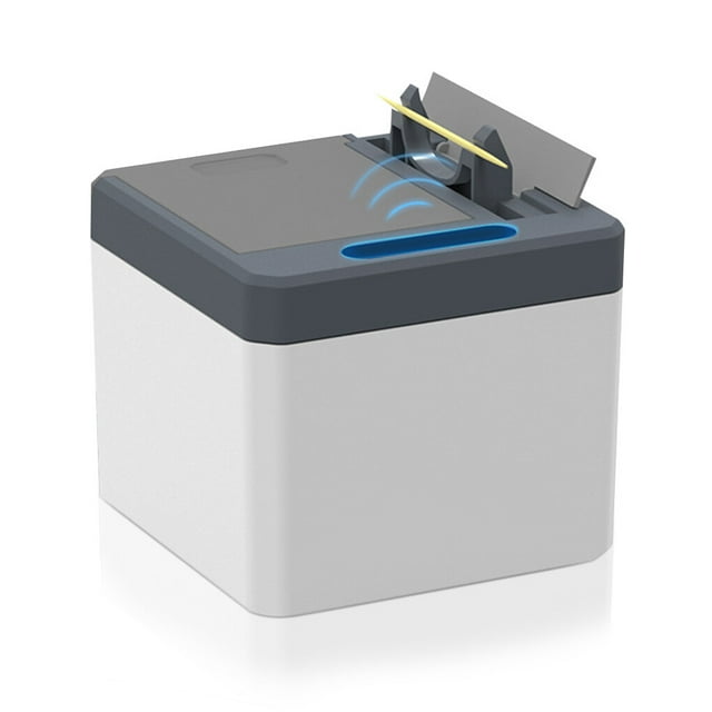 Baohd Distributeur de Cure-Dents Électrique Automatique Boîte de Rangement pour Bâtonnets de Dents Bleu Foncé USB