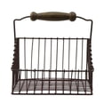 thumbnail image 2 of Rustic Metal Wire Storage Bin Basket Napkin Holder Travel Caddy Farmhouse Decor, 2 of 3