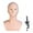 with holder, variant on Serenable Bald Mannequin Head, Holder for Making Styling,Cosmetology Training Head,Multipurpose Display Stand Manikin Head with holder