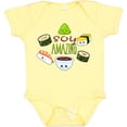 thumbnail image 3 of Inktastic Soy Amazing Cute Sushi and Wasabi Boys or Girls Baby Bodysuit, 3 of 5