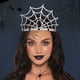 thumbnail image 1 of Corona de bruja negra gótica de Halloween de Cmunyle, accesorios para el cabello, coronas y tiaras de Halloween para mujeres, 1 of 8
