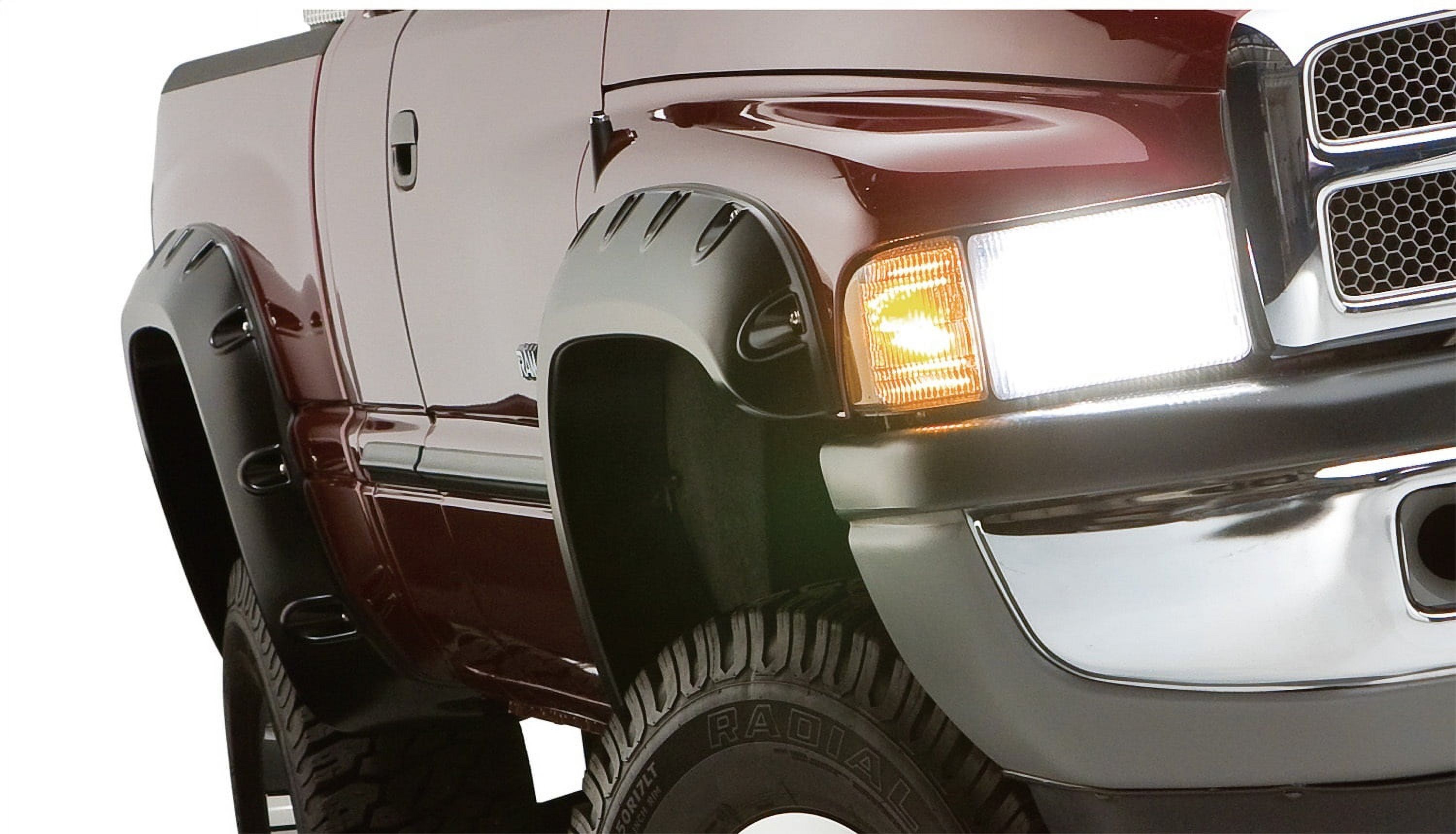 Bushwacker Pocket/Rivet Style Front & Rear Fender Flares | 4-Piece