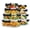 Black, variant on Borosilicate Glass Food Storage Containers With Lids 16 Pieces  Stackable Lunch & Leftover Microwave Freezer Dishwasher Safe Airtight Leak-proof Aqua