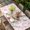 Pink, variant on Bunny Easter Table Cloths for 6 Foot Rectangle Tables, Spring Floral Pastoral Wooden Patio Waterproof Elastic Fitted Tablecloths, Washable Rectangular Table Cover for Camping