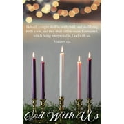 Advent Bulletin: God With Us (Package of 100) : Matthew 1:23 (KJV) (Other)