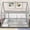 Gray, variant on Harper & Bright Designs Full Size House Bed with Guardrails, Wood Twin Floor Bed with Fence and Roof Frame for Bedroom, Pink