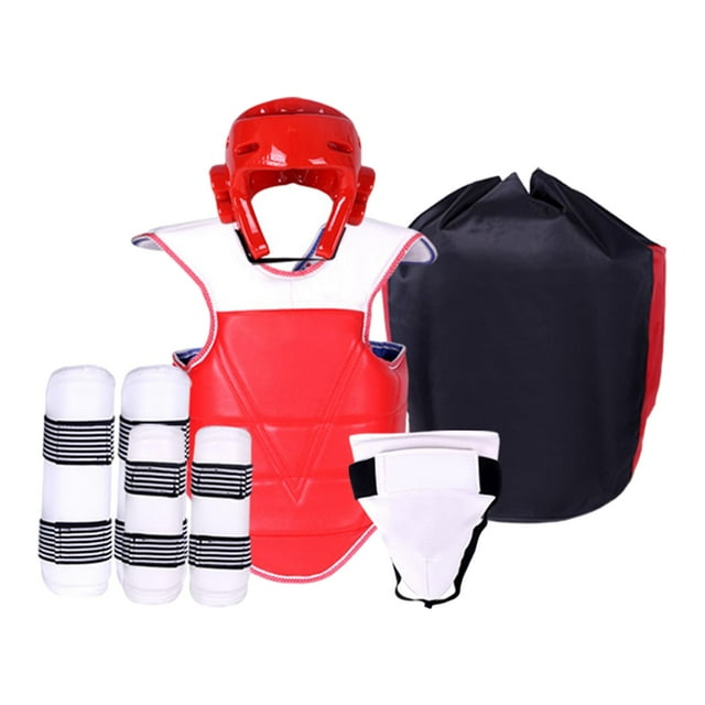 5 protectores corporales acolchados profesionales para boxeo y taekwondo. L