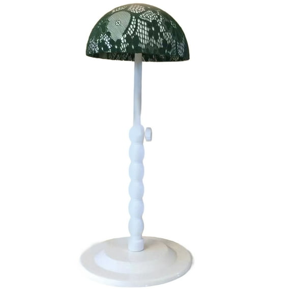 Portable Plastic Wig Holder With Adjustable Height Wig Rack For Easy Transport