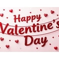 thumbnail image 4 of LUUFILx Valentine's Day Backdrop Banner Decorations Photography Props Party Supplies Heart Decor Background, 4 of 8