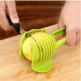 thumbnail image 4 of Fruit & Vegetable Hand Held Slicer - Color: Green - Plastic Kitchen Gadget, 4 of 5