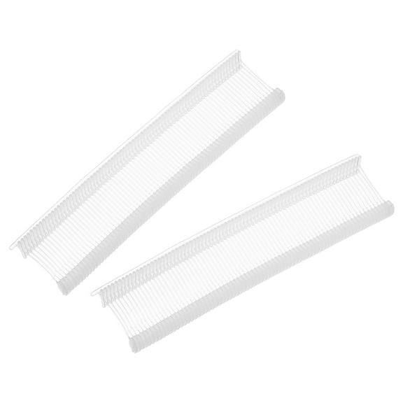 Uxcell 1500pcs Standard Tagging Barb Fasteners 0.4" Clear Tagging Gun Refill Fasteners