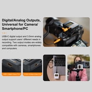 COMICA Microphone System,- Clip-on Mic Lavalier Clip-on Screen Vimo Q Wireless Ideal Presentations Live + 4pcs Screen 200m Noise Wireless Lavalier + Box 16h Duration Receiver + Reduction - Ideal