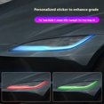 thumbnail image 3 of Suitable For updated 2025 headlight color eyebrow film sticker, 3 of 8